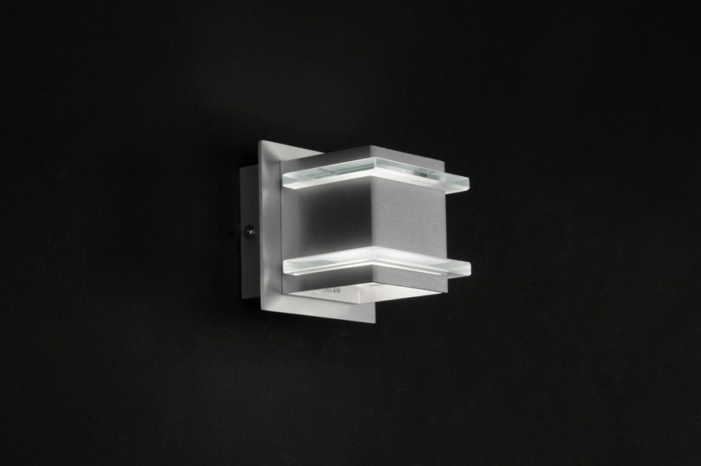 70215: Modern, Aluminium, Wandleuchte Design, Metall