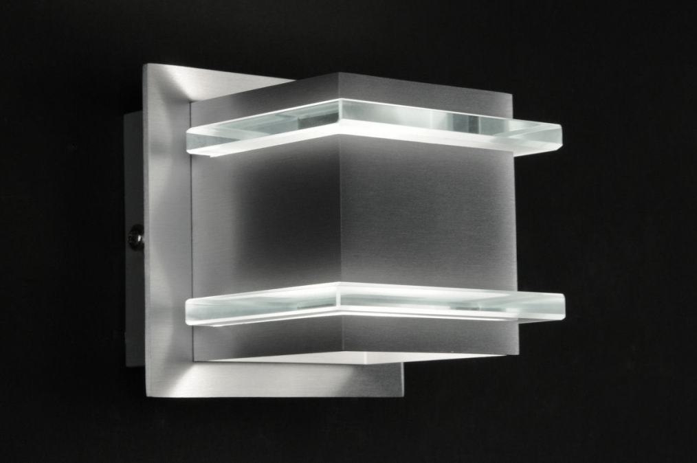 Wandleuchte 70215: Design, Modern, Aluminium, Metall