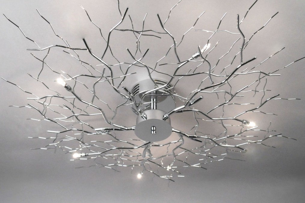 Ceiling lamp 70464: modern, contemporary classical, metal, chrome #0
