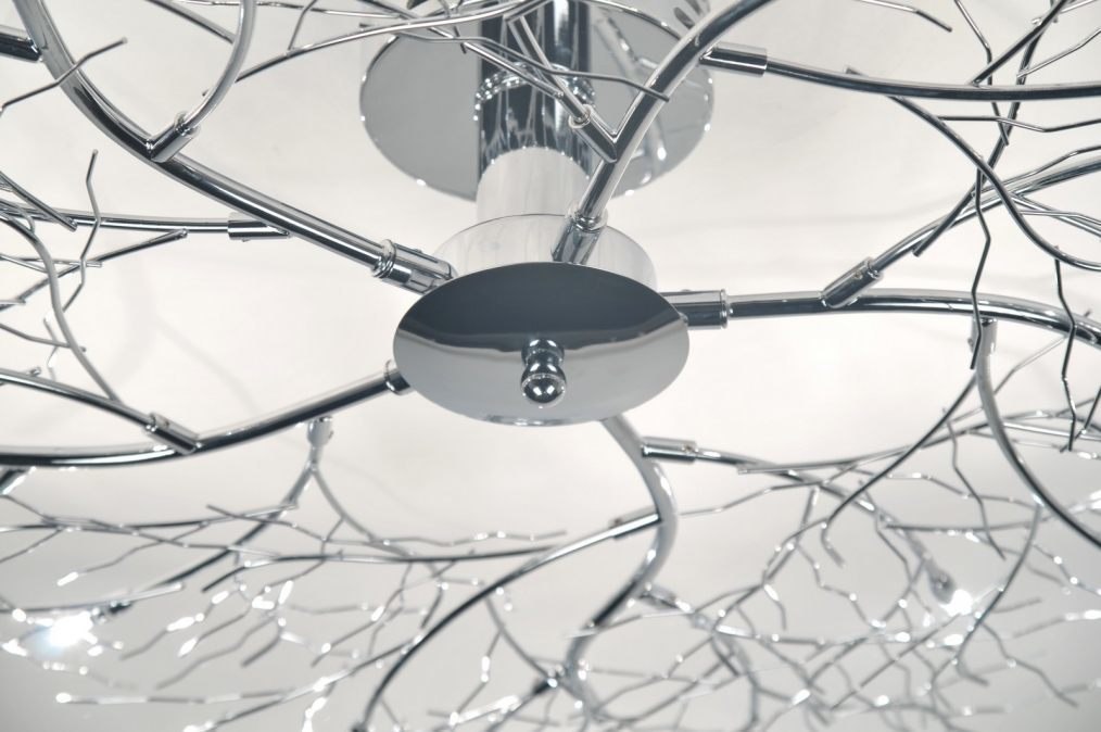 Deckenleuchte 70985: Modern, Zeitgemaess Klassisch, Metall, Chrom