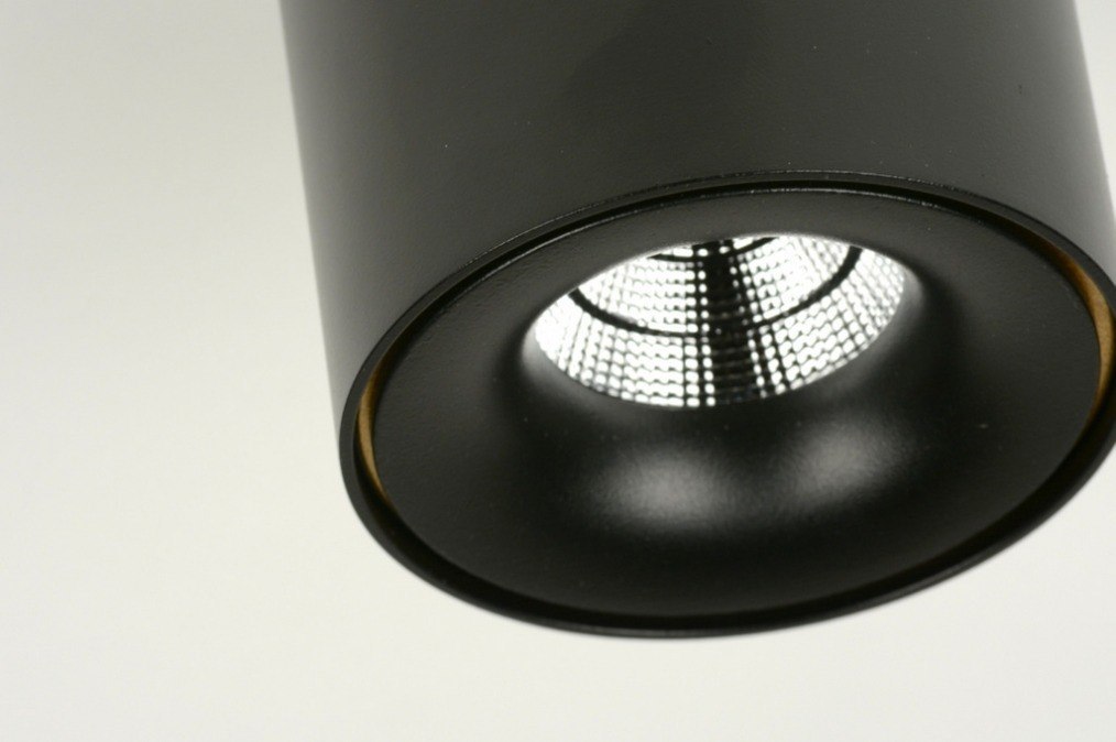 Deckenleuchte 71798: Modern, Design, Schwarz, Matt