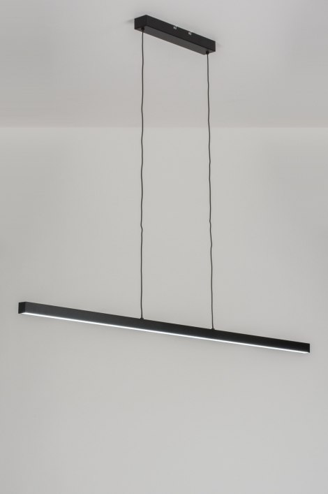 Hanglamp 72282: Industrieel, Modern, Klassiek, Geschuurd Aluminium