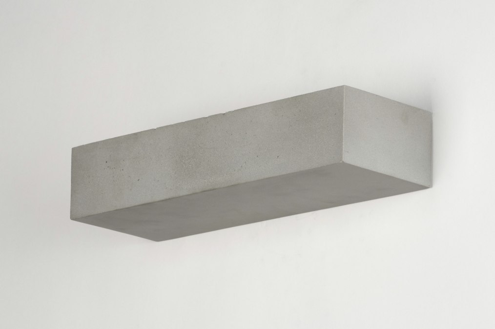 Beton Industrielook, Modern, Laendlich, 72428: Wandleuchte