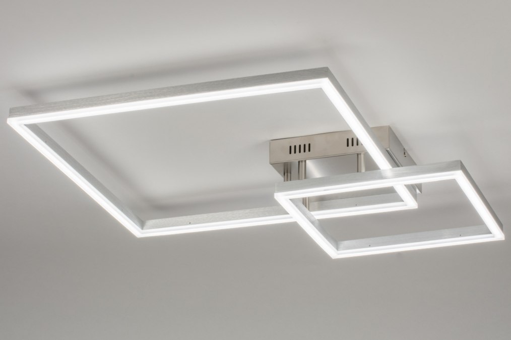 Plafondlamp 72901 Sale Modern Aluminium Staalgrijs