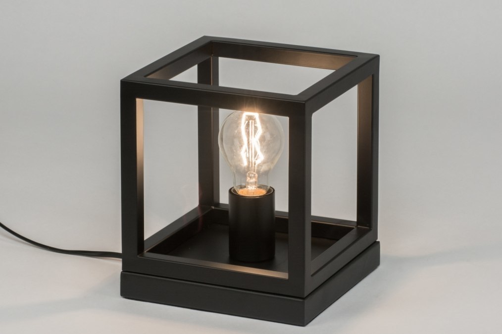 Table lamp 72921: modern, metal, black, matt #0