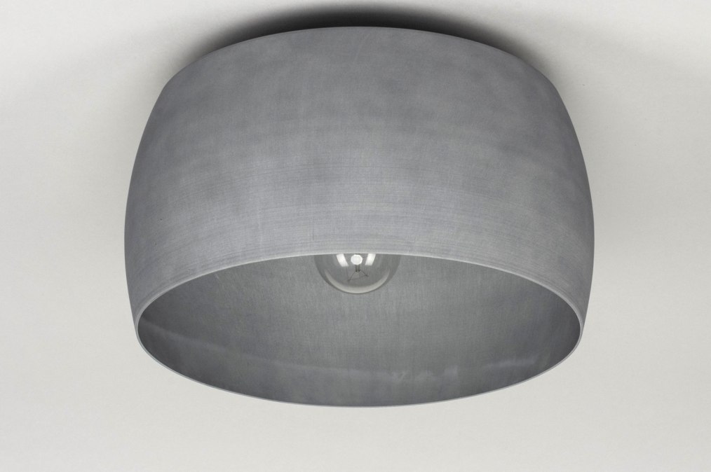 Duur zo veel Wat is er mis Plafondlamp 73033: Landelijk, Modern, Aluminium, Grijs