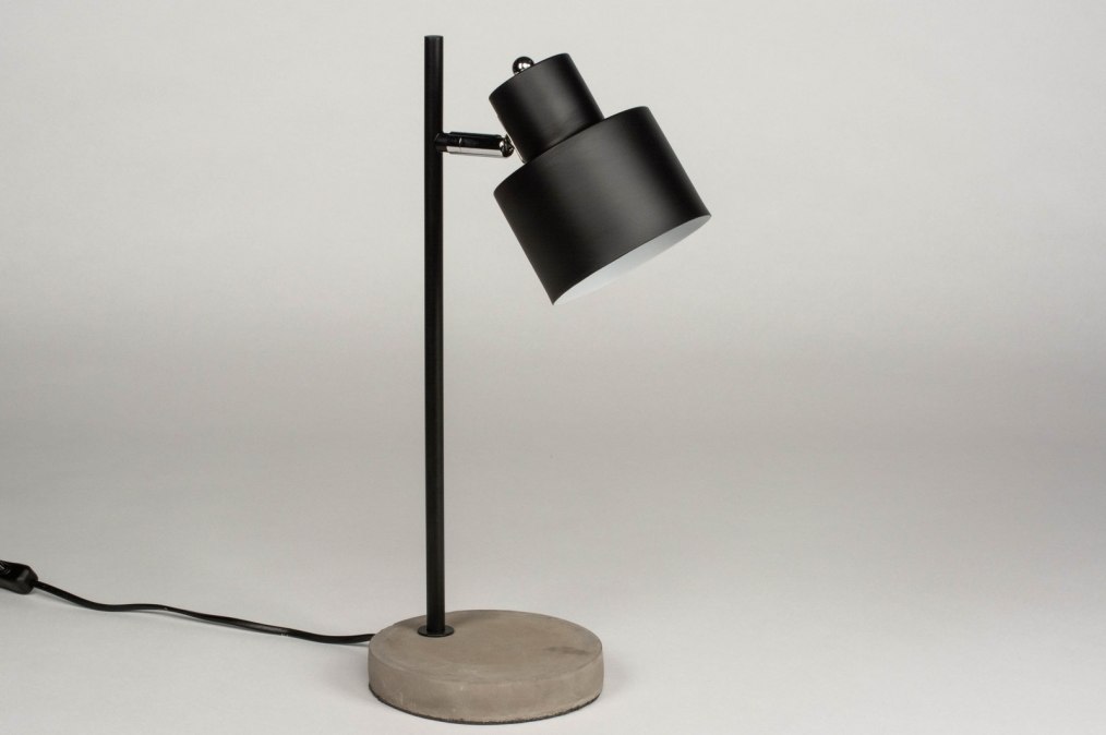 Tischleuchte 73122: Modern, Coole Lampen Grob, Beton, Metall