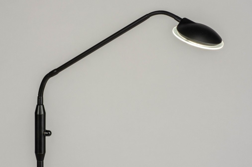 Vloerlamp 73196: modern, metaal, zwart, mat #0