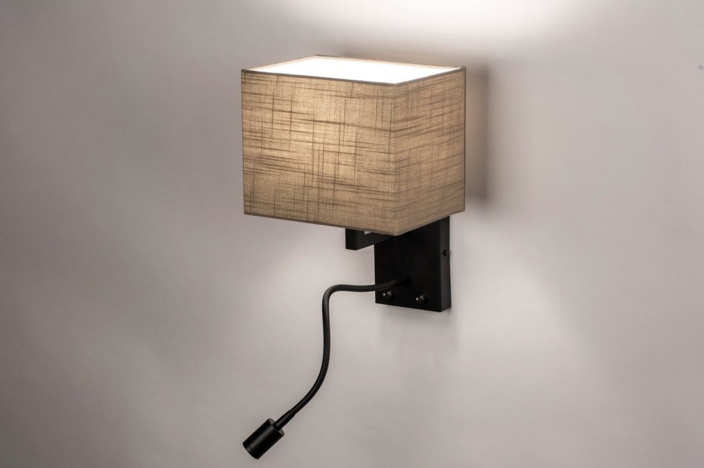 vrijwilliger Smash leef ermee Wandlamp 73756: Sale, Landelijk, Modern, Stof