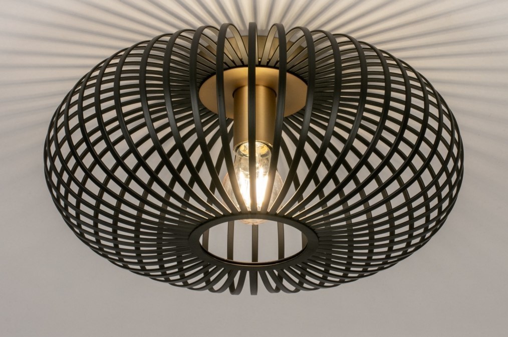 Integraal Martelaar Vorm van het schip Plafondlamp 73840: Landelijk, Modern, Retro, Messing