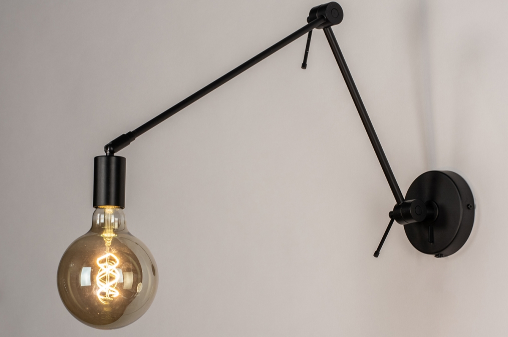 droefheid Brullen Verrast zijn Wandlamp 74014: Industrieel, Modern, Retro, Metaal