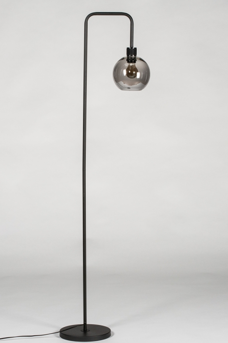 cursief Ellendig Leeuw Vloerlamp 74035: Modern, Retro, Eigentijds Klassiek, Glas