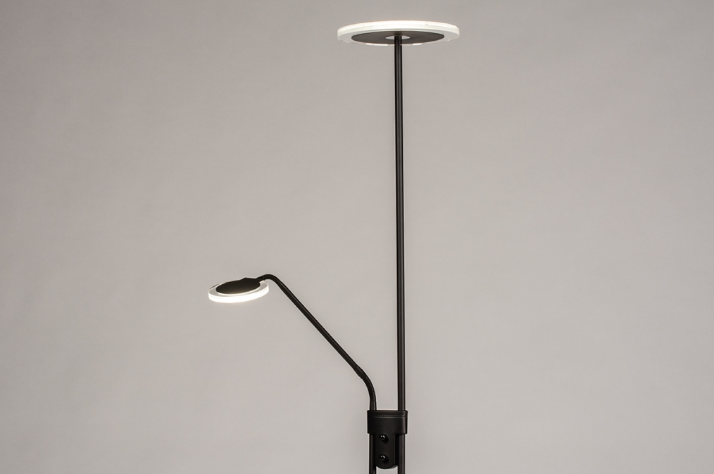 Vloerlamp 74216: modern, kunststof, acrylaat kunststofglas, metaal #0