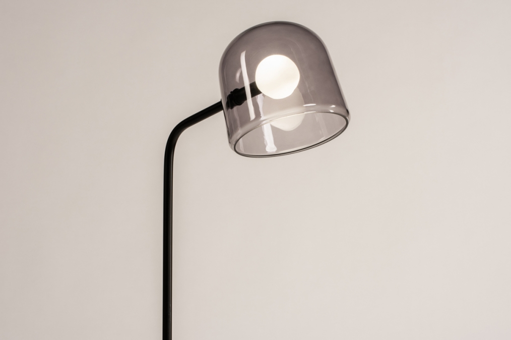Vloerlamp 74351: design, modern, glas, wit opaalglas #0