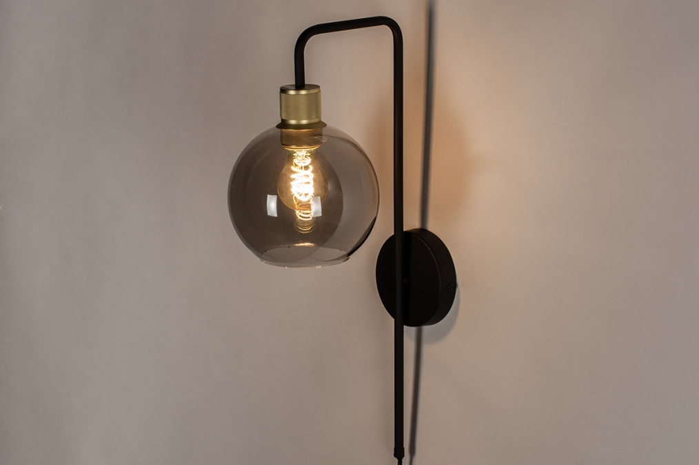 Retro Black Porch Lampe Wand-Innen und Außenbeleuchtung Wandhängelampe TJLSS Moderne minimalistische Wandleuchte 