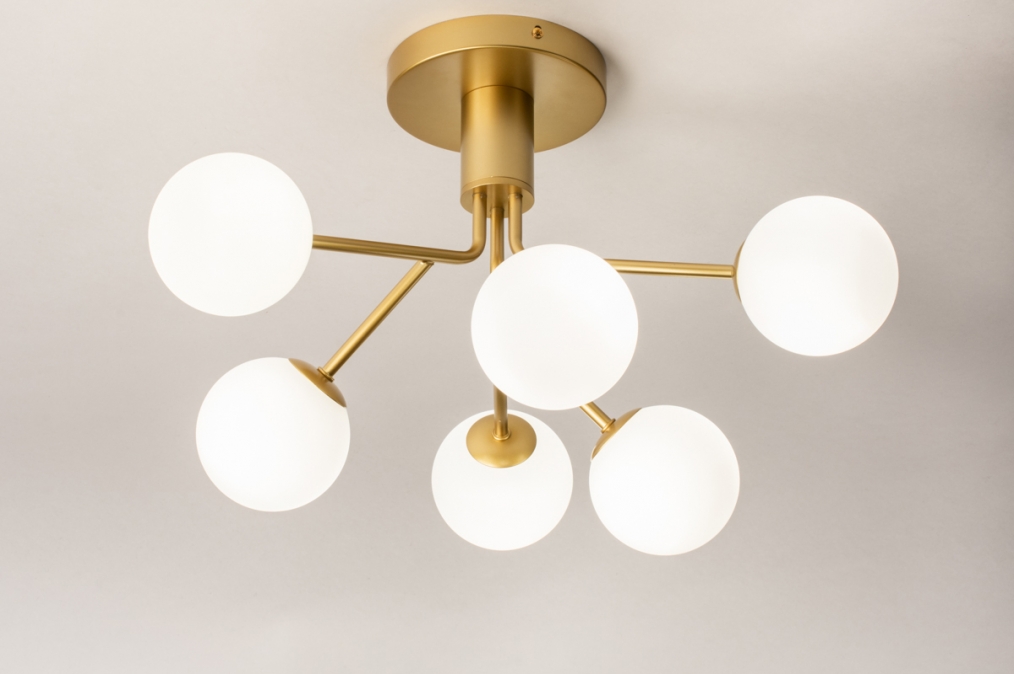 wonder Levering kaart Plafondlamp 74526: Modern, Retro, Eigentijds Klassiek, Art Deco