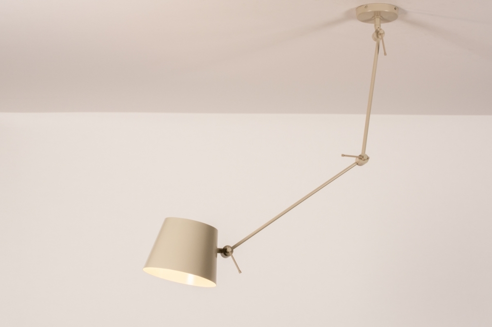 Hanglamp 74556: landelijk, modern, metaal, beige #0
