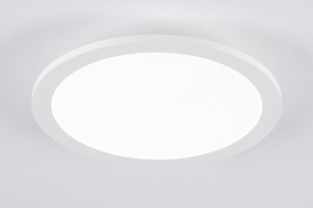 Plafondlamp 74601: modern, aluminium, metaal, wit #0