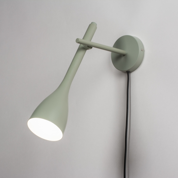 Distributie klif bizon Wandlamp 74727: Design, Modern, Metaal, Groen