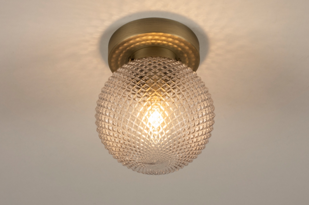 Agrarisch Diversen geboorte Plafondlamp 74751: Landelijk, Modern, Eigentijds Klassiek, Glas