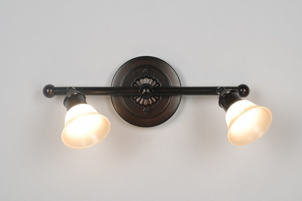 Ceiling Lamp 83843 Classical Rust Rusty Brown Bronze Glass Ceiling Lamp 83843