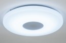 Plafondlamp 10448: design, modern, kunststof, wit #2