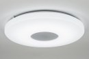 Plafondlamp 10448: design, modern, kunststof, wit #4
