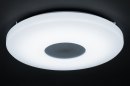 Plafondlamp 10448: design, modern, kunststof, wit #6