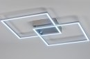 Plafondlamp 10839: design, modern, staal rvs, metaal #3