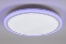 Plafondlamp 10894: modern, kunststof, wit, RGB multicolor #2