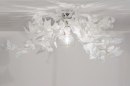 Plafondlamp 11007: landelijk, modern, stof, wit #2