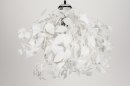Hanglamp 11009: landelijk, modern, stof, wit #11