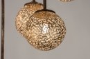 Plafondlamp 11490: klassiek, eigentijds klassiek, brons, roestbrons #7