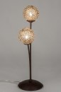 Tafellamp 11495: klassiek, eigentijds klassiek, brons, roestbrons #5