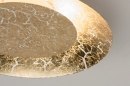 Plafondlamp 11606: modern, eigentijds klassiek, metaal, goud #4