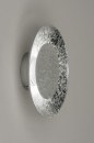 Plafondlamp 11607: modern, eigentijds klassiek, metaal, zilver  #6