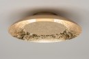 Plafondlamp 11608: modern, eigentijds klassiek, metaal, goud #2