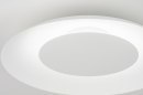 Plafondlamp 11611: modern, metaal, wit, rond #6