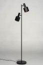 Vloerlamp 11664: modern, retro, metaal, zwart #3
