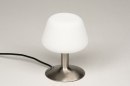 Foto 11897-3: Moderne mushroom led lamp voorzien van een drie standen touch dimmer