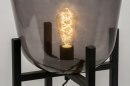 Tafellamp 11989: modern, retro, glas, metaal #8