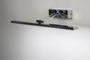 Wandlamp 12103: modern, metaal, chroom, langwerpig #3