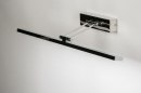 Wandlamp 12103: modern, metaal, chroom, langwerpig #6