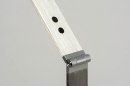Vloerlamp 12379: design, modern, aluminium, geschuurd aluminium #12