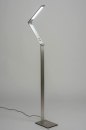 Vloerlamp 12379: design, modern, aluminium, geschuurd aluminium #2