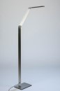 Vloerlamp 12379: design, modern, aluminium, geschuurd aluminium #4