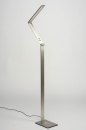 Vloerlamp 12379: design, modern, aluminium, geschuurd aluminium #6