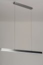Hanglamp 12410: design, modern, aluminium, geschuurd aluminium #1