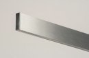Hanglamp 12410: design, modern, aluminium, geschuurd aluminium #10