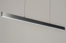 Hanglamp 12410: design, modern, aluminium, geschuurd aluminium #4
